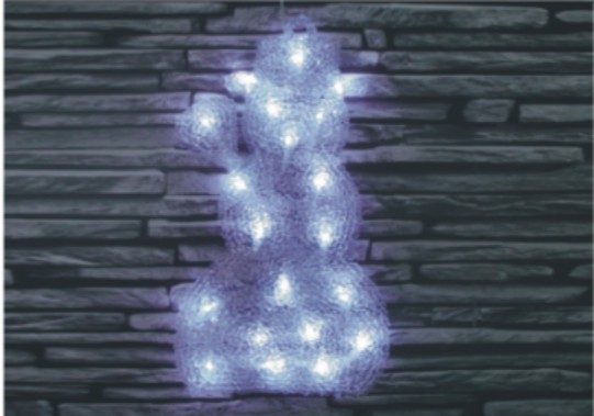 FY-001-K01 lampe ampoule de Noël acrylique 2D de bonhomme de neige lumineux FY-001-K01 pas cher acrylique 2D lampe ampoule de bonhomme de neige - Lumières AcryliqueMade in China