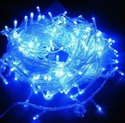 <b>Bleu 144 SuperBright LED lumières de corde multifonction Effacer câble basse tension 24V</b> Bleu 144 SuperBright LED lumières de corde multifonction Effacer câble - Jeu de lumières à DELfabriqué en Chine