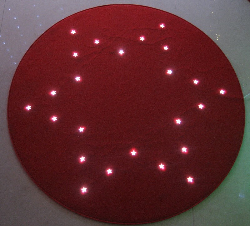 FY-002-A28 rond de Noël DOORMAT avec lampe ampoule LED tapis FY-002-A28 rond de Noël pas cher DOORMAT avec lampe ampoule LED tapis - domaine de la lumière tapisfabricant de la Chine