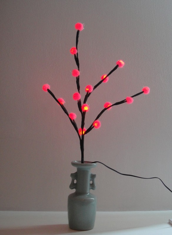 FY-003-F02 branche LED branche d'arbre petite lampe à ampoule cerise noël conduit des lumières FY-003-F02 branche de cerisier LED branche d'arbre petite lampe de l'ampoule LED de Noël pas cher de lumières