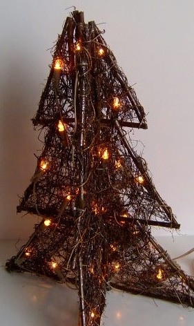 FY-06-004 noir arbre de Noël rotin lampe ampoule FY-06-004 pas cher noir arbre de rotin lampe ampoule noël