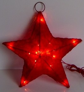 FY-06-016 christmas star lampe ampoule en rotin rouge FY-06-016 pas cher étoile de Noël lampe ampoule en rotin rouge - lumière en rotinMade in China