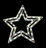 lampe ampoule étoile de Noël en plastique à ossature légère plastique star frame lampe ampoule noël pas cher - Feux de cadre en plastiqueMade in China