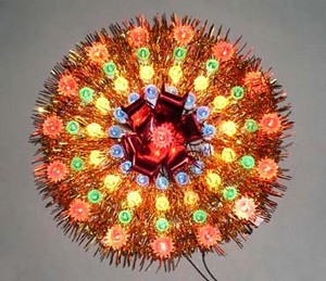 arbre de Noël haut cadre en  Tree Top armature en plastique lampe ampoule noël pas cher - Feux de cadre en plastiquefabricant de la Chine