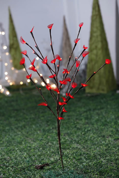 FY-50012 lumières de Noël DEL branche d'arbre petite lampe à ampoule pas cher fleur mené des lumières