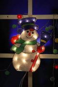 FY-60300 christmas snow man fenêtre lampe à ampoule FY-60300 pas cher homme de neige fenêtre lampe ampoule noël