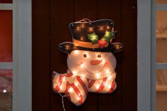 FY-60609 christmas snow man fenêtre lampe à ampoule FY-60609 pas cher homme de neige fenêtre lampe ampoule noël