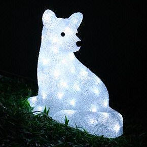 Solar Acrylic polar bear Motif Lights
